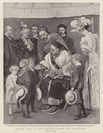 Li Hung Chang à la fête de jardin de Lord Salisbury - William Small