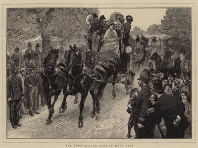 Le Club des Quatre-en-main à Hyde Park - William Small