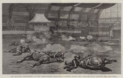 Le tournoi militaire au Agricultural Hall, les quinzièmes (King