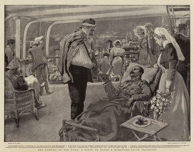 La séparation des chemins, une scène à bord d