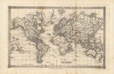 Carte du Monde - William Smellie