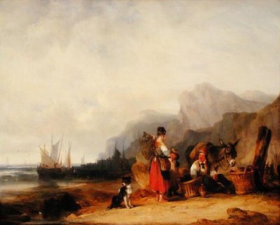 Les pêcheurs de crevettes, vers 1835 - William Snr. Shayer