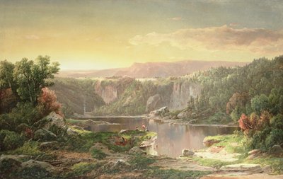 Lac de montagne près de Piedmont, Maryland - William Sonntag