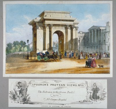 Hyde Park Corner, Londres, vers 1835 - William Spooner
