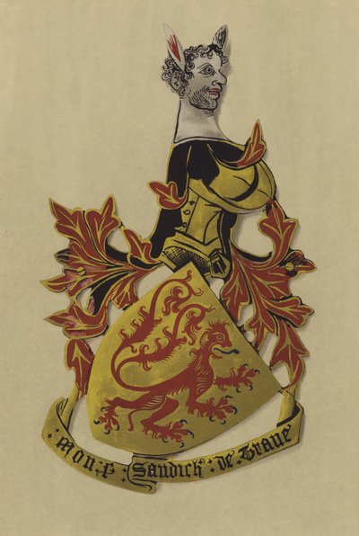 Sir Bermond Arnaud de Preissac, soudan de la Trau, 1380-post 1384 - William St John Hope