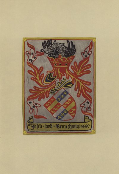 Sir John Beauchamp, lord Beauchamp de Powyk, 1445-1475 - William St John Hope