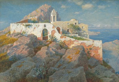 Santa Maria a Cetrella, Anacapri, vers 1892 - William Stanley Haseltine