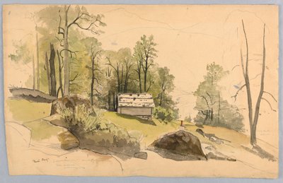 Étude pour paysage, Hasliberg, Suisse - William Stanley Haseltine