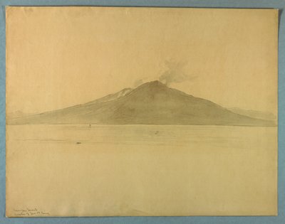 Étude du mont Vésuve depuis Sorrente, Italie - William Stanley Haseltine