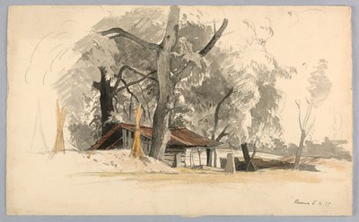 Étude de paysage, Baveno, Lac Majeur, Italie - William Stanley Haseltine