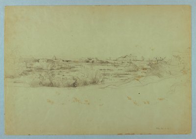 Étude de paysage, Ostie, Italie - William Stanley Haseltine