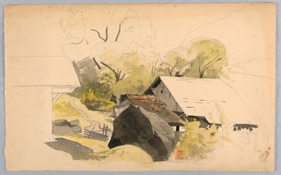 Étude de paysage, Suisse - William Stanley Haseltine