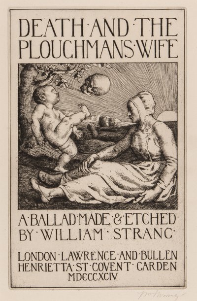 La mort et la femme du laboureur, 1892 - William Strang