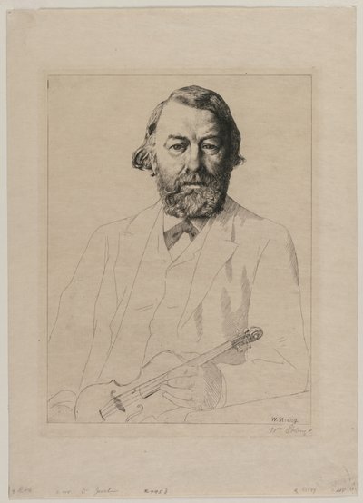 Dr. Joachim, 1887 - William Strang