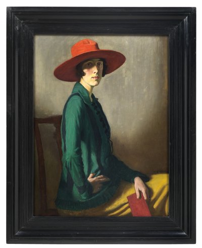Dame au chapeau rouge - William Strang