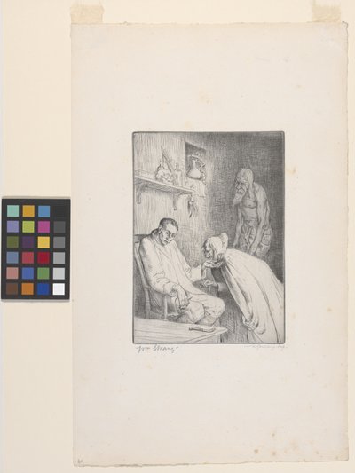 Homme et sorcière - William Strang