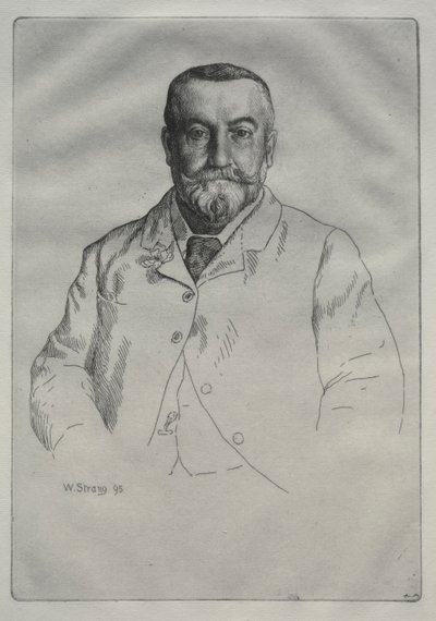 Portrait de H. Cock - William Strang