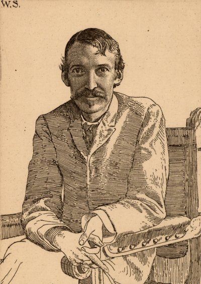 Robert Louis Balfour Stevenson (1850-1894) auteur écossais - William Strang