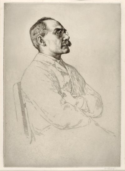 Rudyard Kipling (1865 - 1936), pub. 1898 - William Strang
