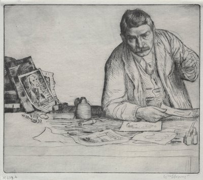 Autoportrait - Le Graveur, 1897 - William Strang