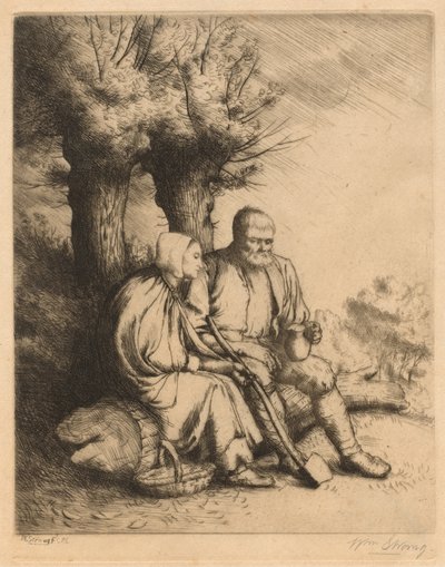 Le Bûcheron, 1881 - William Strang