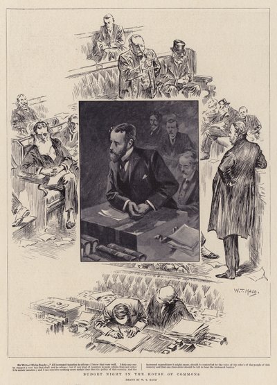 Nuit du budget à la Chambre des communes - William T. Maud