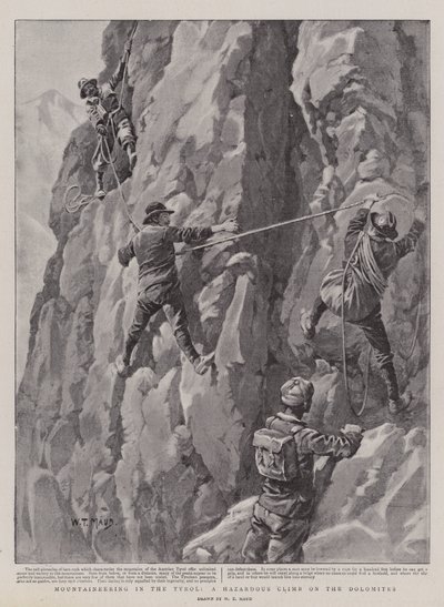 Alpinisme au Tyrol, une ascension périlleuse sur les Dolomites - William T. Maud