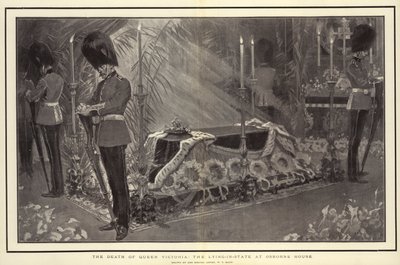 La mort de la reine Victoria, la mise en bière à Osborne House - William T. Maud