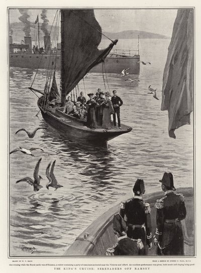 La Croisière du Roi, Sérénadeurs au large de Ramsey - William T. Maud