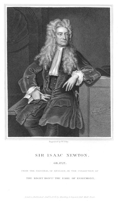 Isaac Newton, mathématicien et physicien anglais, 1836 - William Thomas Fry