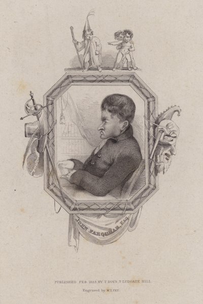 John Farquhar, marchand et entrepreneur écossais (gravure) - William Thomas Fry