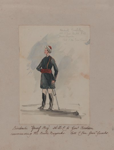Bimbashi Yusuf Bey A.D.C. au général Beatson commandant les Bashi Bazouks - William Thomas Markham