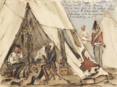 Dans le camp de cavalerie à Devna (Jeune Cornette) ?Je dis Charley, penses-tu maintenant qu