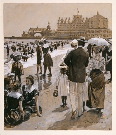 Scène de plage de Harper