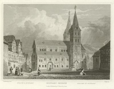 Église de Boppart - William Tombleson