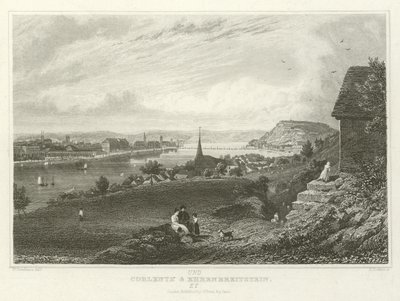 Coblence et Ehrenbreitstein - William Tombleson