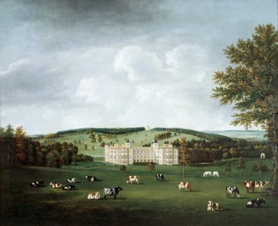 Audley End et le Temple de Ring Hill c.1788 - William Tomkins
