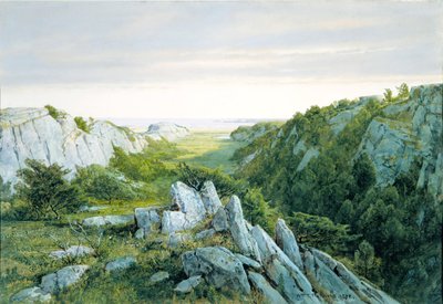 De Paradis à Purgatoire, Newport - William Trost Richards