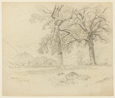 Paysage, Lac de Brienz, Interlaken, Suisse - William Trost Richards