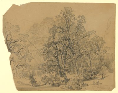 Paysage, Silberhorn, Lauterbrunnen, Suisse - William Trost Richards