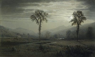 Clair de lune sur le mont Lafayette, New Hampshire, 1873 - William Trost Richards