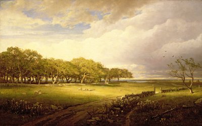Vieux verger à Newport - William Trost Richards