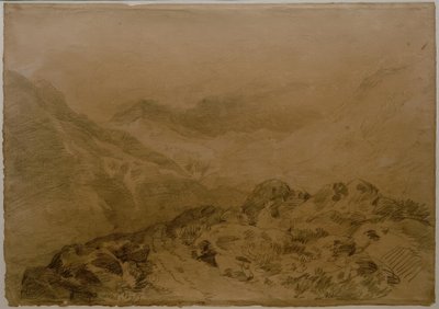 Un passage rocheux entre les montagnes (Glen Croe, avec les pentes de Ben Arthur : Ben an Lochain) - Joseph Mallord William Turner