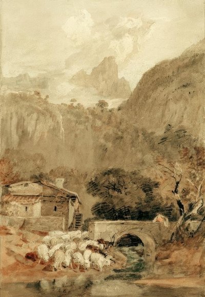 Aiguillette de la vallée de la Cluse - Joseph Mallord William Turner