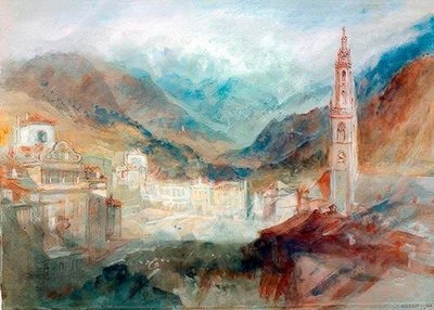 Bolzano et les Dolomites - Joseph Mallord William Turner