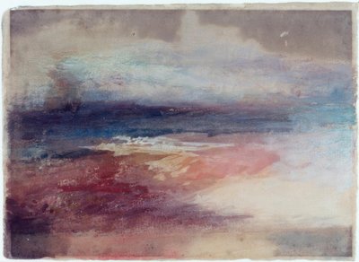 Vue côtière au coucher du soleil - Joseph Mallord William Turner