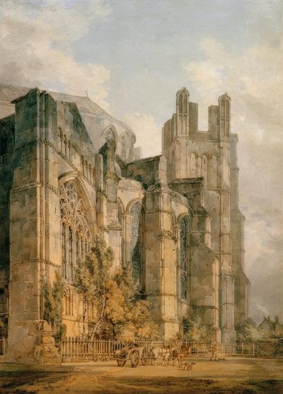 La chapelle Saint-Anselme à la cathédrale de Canterbury - Joseph Mallord William Turner