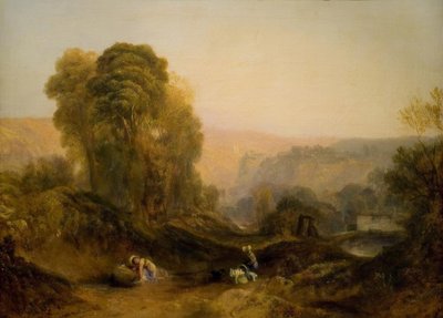 Paysage dans le Derbyshire - Joseph Mallord William Turner