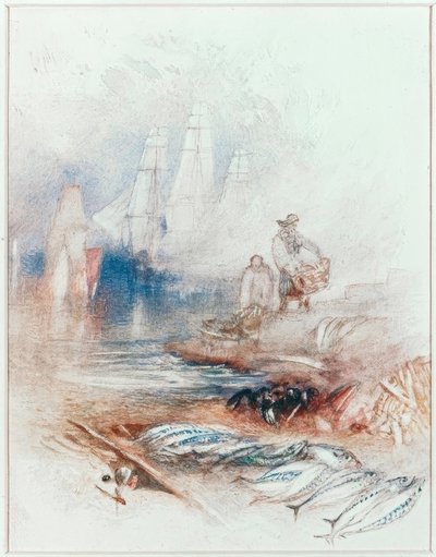 Maquereaux sur la plage - Joseph Mallord William Turner