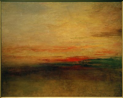 Coucher de soleil (?) - Joseph Mallord William Turner